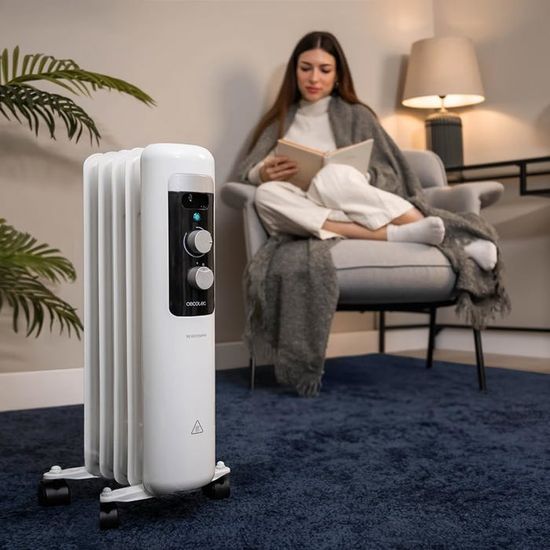 Radiateur électrique connecté inertie sèche 750W UNIV'R CHAUFFAGE Volupta blanc Radiateur électrique connecté inertie sèche 750W UNIV'R CHAUFFAGE Volupta blanc