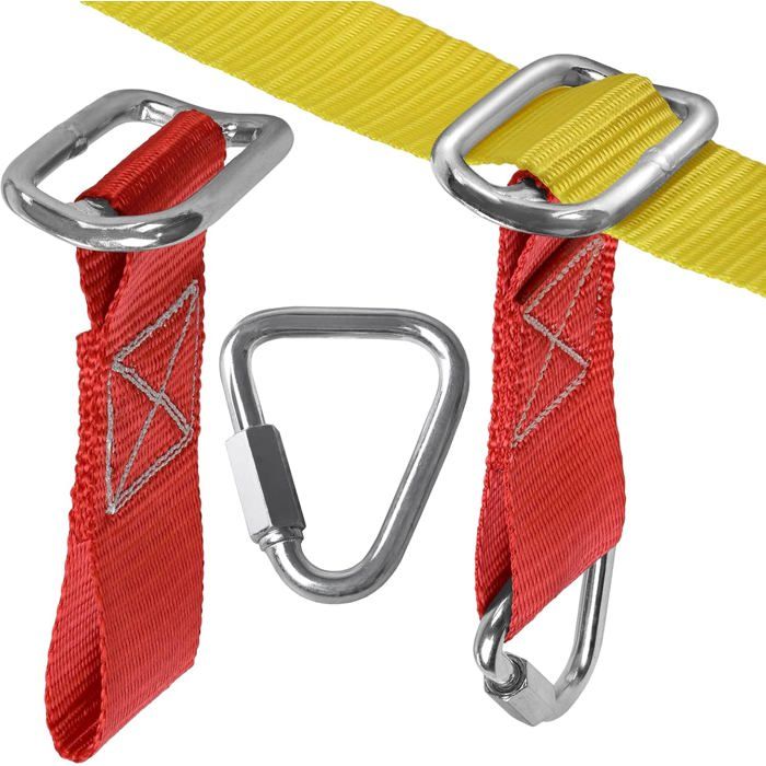 Course d'obstacles Ninja pour enfants - HyperMotion slackline set - 7 obstacles | S'amuser dans le jardin  Dômes d'escalade Chambre des enfants  Parcours sensoriels Chambre des enfants  Aires de