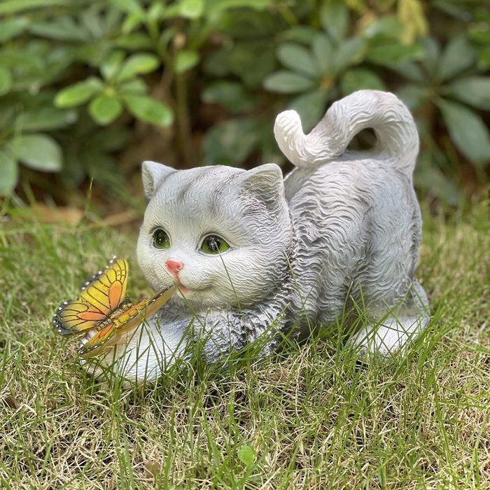 Statue Solaire De Chien De Jardin, Lumières Décoratives Solaires