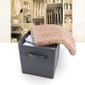 Tiroir De Rangement Tissu 27x27x28 Cm Gris Achat Vente Boite De Rangement Cdiscount