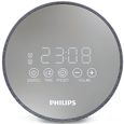 Radio-réveil Philips TADR402/12 FM Gris - LED - Double réveil - Luminosité réglable-0