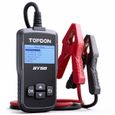 Testeur de Batterie de voiture 12 V TOPDON BT50 Automobile 100-2000 CCA Testeur de Charge de Batterie en Français-0