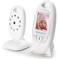 ZF27050-Babyphone Moniteur vidéo bébé VB601 2,4 GHz Ecoute bébé bidirectionnelle sans fil Vision nocturne-0