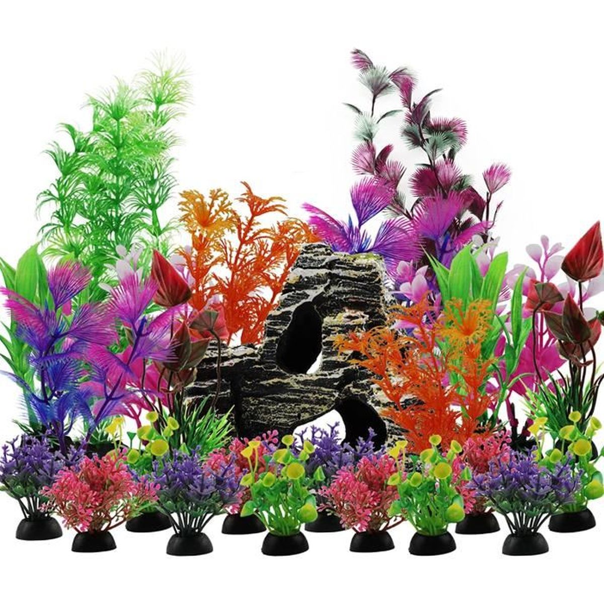 Aquarium Decoration Plante, Plantes Artificielle Aquarium Deco et