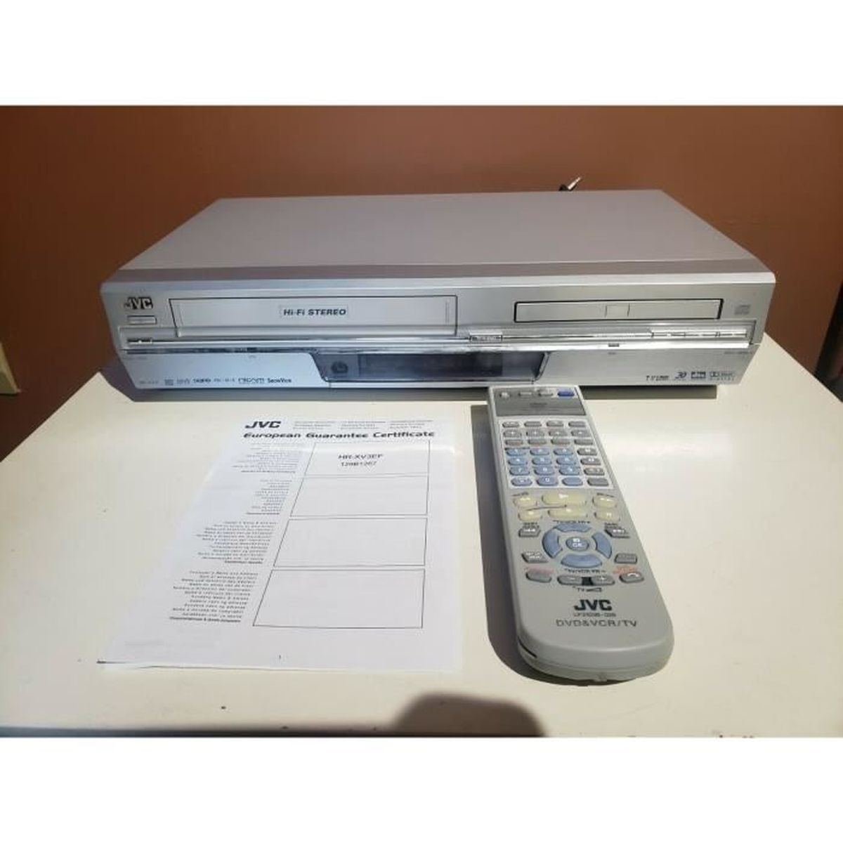 Magnétoscope VHS /super VHS Pro JVC BR-S611E Pal A Réviser | UK