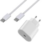 PHONILLICO Chargeur Rapide 20W + Cable USB-C 1m pour iPad Air 11" 2024 / iPad Air 13" 2024 / iPad Pro 11" 2024 / iPad Pro 13" 2024