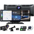 TOGUARD 10"26 Autoradio Carplay voiture 2.5K+1080P Double camera Dashcam Portable sans Fil A-pple Carplay et Android Auto