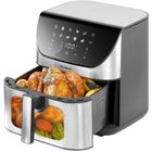 SINAOPUS Friteuse sans Huile AirMax 8001 – Airfryer 8,5L avec Écran Tactile LED et Fenêtre de Visualisation – 12 Programmes – 1800W