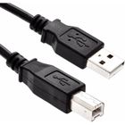 GIZZMOHEAVEN 1,8m Câble USB 2.0 d'imprimante A Mâle vers B Mâle pour imprimantes scanners disques durs Epson HP Canon Lexmark 1,8 Mètre Noir