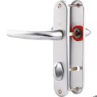 Poignée de porte intérieure - San diego - Hoppe Et Cie - Gris argent - Condamnation - 165 mm