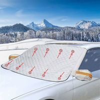 Housse de pare-brise de voiture, protection de pare-brise d'hiver, 9 protections pliables, universelles (113-145 cm)