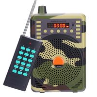 Haut-parleur de chasse aux oiseaux Le leurre de chasse à appelant électronique portable appelle le kit de télécommande 106984