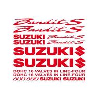 Stickers Suzuki 600 bandit S Ref: MOTO-115 Rouge