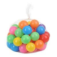 50 Pièces Boules De Fosse À Balles Balles De Jeux Colorées en Plastique Souple pour Tente De Jeux Enfant Piscine À Balles