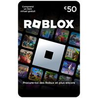 Carte cadeau numérique de 50€ à utiliser sur Roblo