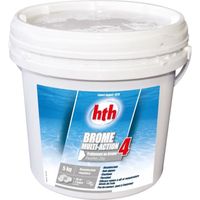 Pastilles 20g brome HTH multi-action 4 pour spa gonflable - 5kg Blanc