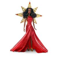 Poupée Barbie Noël 2017 Nikki - MATTEL - DYX40 - Robe fourreau rouge - Coffret premium