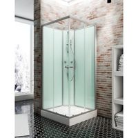 Cabine de douche intégrale 90x90 cm, cabine de douche complète carrée Ibiza, Schulte