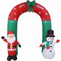 Décoration de Noël avec lumières LED,YSTP gonflable, décoration de Noël gonflable, peut être installée à l'extérieur, 240 cm