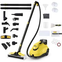 Nettoyeur Vapeur GOPLUS 2000W 5 Bars – 13 Accessoires, Réservoir 1,8L, Puissant Pour Sols, Tapis, Fenêtres