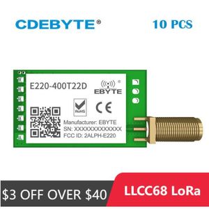 Circuits intégrés 10pcs LLCC68 Sans Fil LoRa Module 433MHz 470MHz 22