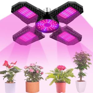 Eclairage horticole E27 100W Lampe de Croissance pour Plantes 180 LEDs