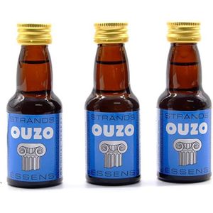 ASSORTIMENT ALCOOL Ouzo (anise) 3x25 ml - sans alcool | Essence de Vo