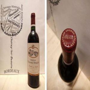 VIN ROUGE Château Chasse-Spleen 1998 - Moulis - 1 x 75 cl - 