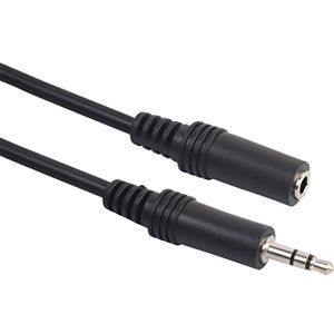3,5 mm St/ér/éo Jack Vers Femelle Casque dextension Rallonge Plaqu/és Or c/âble 5 m