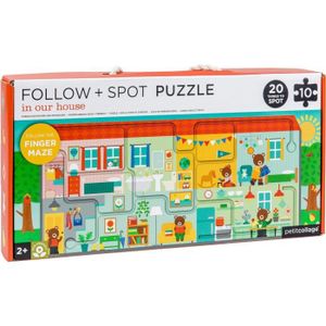 PUZZLE In Our House Follow + Spot Puzzle, Multicolor, Ptc
