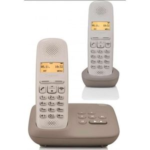 Téléphone fixe Gigaset AL170A Duo Umbra - Téléphone DECT - Répond