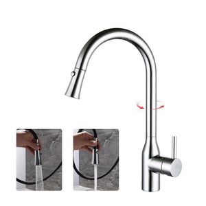 Homelody Robinet De Cuisine Bec Pivotant A 360 Mitigeur Evier Avec Douchette Extractible 2 Jets Mitigeur Cuisine En Acier Brosse Achat Vente Robinetterie De Cuisine Robinet De Cuisine Cdiscount