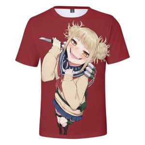 M H10 Monifuon My Hero Academia T-Shirt T-Shirt Anime Imprim/é en 3D /à Manches Courtes O-Neck Tops d/ét/é pour Femmes Filles