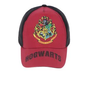 CASQUETTE Casquette Harry Potter noir Blason Hogwarts (Taille 54-56 cm)