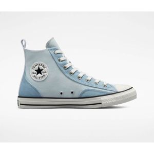 Converse online cuir bleu