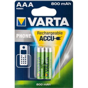 PILES 2 PILES RECHARGEABLES AAA (Micro)-HR03 (58398) - 8