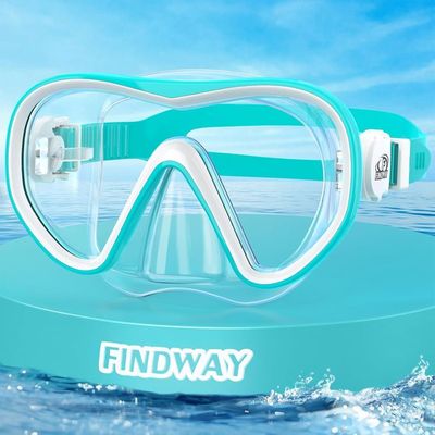 Masque De Snorkeling CRESSI Komodo – Vision 180°, Anti-buée, Tuba Latéral Dry, Taille M/L