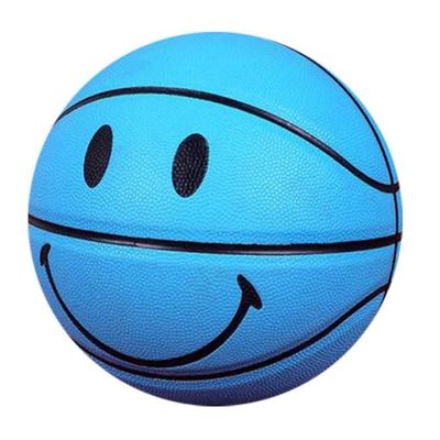 Taille 7 bleu Smiley Street ballon de Basket Ball pour enfants