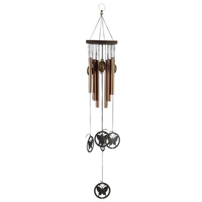 TIESOME Carillon à Vent Porte-Bonheur 3 Clochettes Feng Shui - Décoration Suspendue Maison Et Jardin Avec Cordon