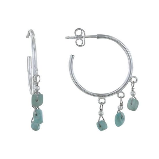 Les Poulettes Bijoux - Orecchini Creoli Rotondi In Acciaio Inossidabile, Diametro 3 Cm, Gioielli Artigianali In Cofanetto Regalo - 5