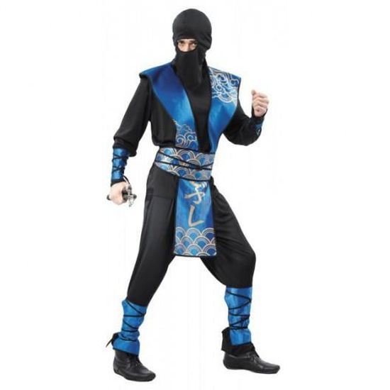 WiDMANN « Red Dragon Ninja » (manteau à capuche, pantalon, ceinture, masque, bras et jambes jambes) - (M