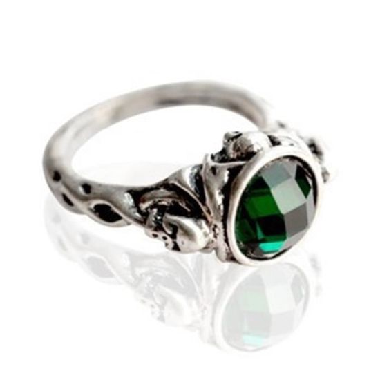 6 Bague pirate des caraibes Captain Jack Sparrow mort pinsons crane pierre de cristal verte Vintage retro Johnny Depp ven Achat Vente bracelet gourmette Bague pirate des caraibes Cap Argente Cristal ...