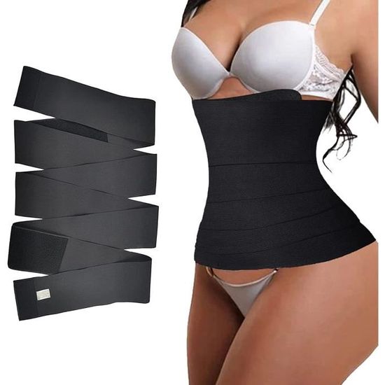 Gaine Ventre Plat élégance Beauty – Taille Unique, Noir, Gaine Amincissante Fitness