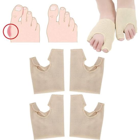 2 Séparateurs D'orteils En Silicone - Pour Hallux Valgus Et Réduction Des Frottements - Neuf