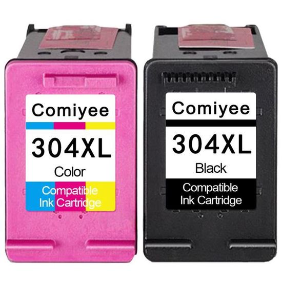 2 cartouches 304 XL BK & Color pour imprimante HP Deskjet 2620 - Cartouche  d'encre - Achat & prix