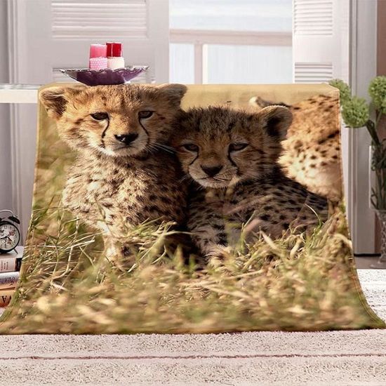 Chine Draps en polaire imprimé léopard en gros Fabricants