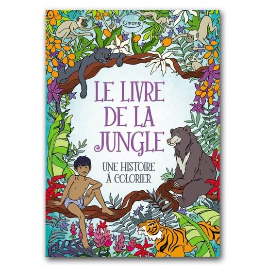 Livre De Coloriage Le Livre De La Jungle Aille Unique Coloris Unique Achat Vente Jeu De Coloriage Dessin Pochoir Cdiscount