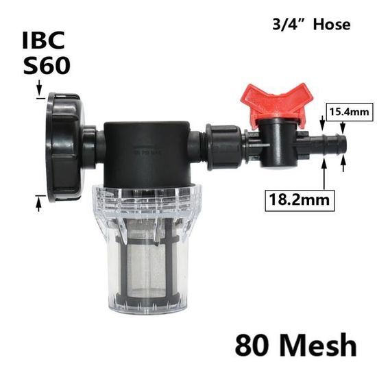 ANEELV Filtre De Tuyau D'arrosage En Ligne Pour Tuyau D