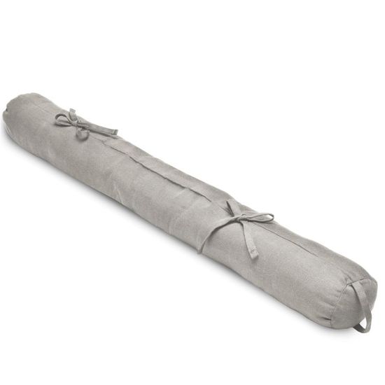 Boudin Bas De Porte Beautissu - 120cm Taupe - 100% Coton - Isolant Froid/Bruit