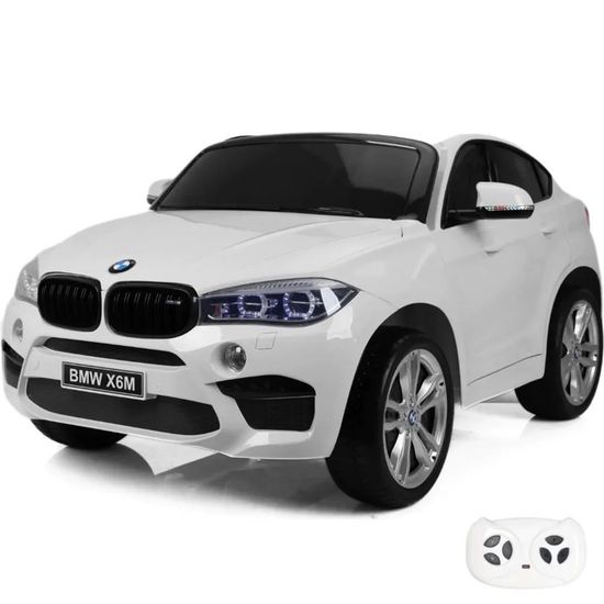 BMW X6 Voiture ?�lectrique Enfant,6 mois jusqu'a 6 ans, 12V Moteur, MP3, Sieges en Cuir, Lumieres 